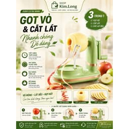 Máy gọt trái cây đa năng - Giải pháp tối ưu cho việc gọt vỏ trái cây dễ dàng! 1