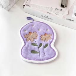 Khăn Lau Tay Treo Tường Nhà Bếp Hình Cây Hoa, Thấm Hút Tốt, Nhanh Khô 9