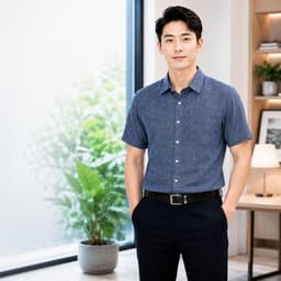 Áo Nam Áo sơ mi nam LINEN XÔ tay ngắn trung niên combo nhiều màu mã 001 chất cotton 5