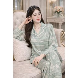 [ HÀNG HOT - ĐẲNG CẤP THỜI TRANG ] đồ bộ satin nữ, đồ ngủ cao cấp size 43KG-80KG 2