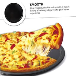 Chảo nướng bánh Pizza bằng thép Carbon chống dính H & X 10 / 11 / 12 / 14 Inch Khay tròn Dụng cụ nhà bếp 2