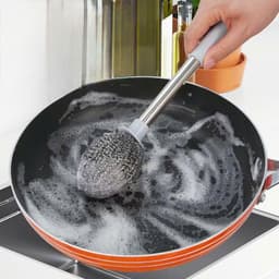 Chổi Cọ Xoong Cọ Nồi Chảo Inox 304 Đánh Bay Vết Bẩn,  Tiện Dụng, Dễ Cầm, Dùng Lâu Không Sợ Hư Hỏng 3