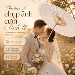 DÙ GIẤY TRẮNG CỔ TRANG DIY – Ô ĐẠO CỤ CHỤP ẢNH, DECOR TIỆC CƯỚI PHONG CÁCH CỔ ĐIỂN 2