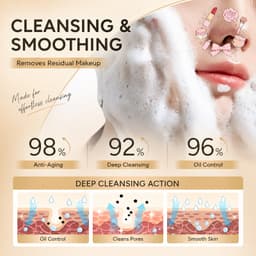 🎨Sữa Rửa Mặt SADOER Collagen Chống Nhăn Làm Sạch Sâu Mousse Nuôi Dưỡng Ẩm Chăm Sóc Da 120ml 9