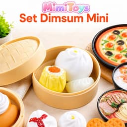 Bộ Đồ Ăn Nhà Bếp MimiToys 88 Món - Đồ Chơi Mô Phỏng Thực Phẩm Cho Bé Chơi Đồ Hàng 7