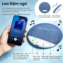 Loa Ngủ X3pro,loa gối, loa Bluetooth chất lượng âm thanh Hi-Fi tích hợp chức năng tạo tiếng ồn trắng 8