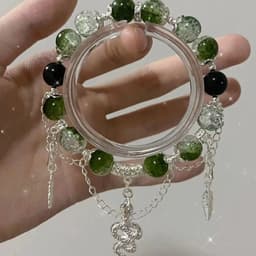 Vòng tay SLYTHERIN Malfoy phụ kiện trang sức hình rắn quyến rũ 2