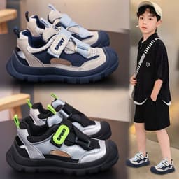 Giày Rọ Lưới Bé Gái Bé Trai Đế Mềm Chống Trơn Trượt – Giày Thể thao Dã Ngoại Trẻ Em Đi Học Đi Chơi. C28 6