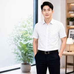 Áo Nam Áo sơ mi nam LINEN XÔ tay ngắn trung niên combo nhiều màu mã 001 chất cotton 4