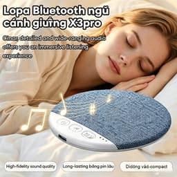 Loa Ngủ X3pro,loa gối, loa Bluetooth chất lượng âm thanh Hi-Fi tích hợp chức năng tạo tiếng ồn trắng 1