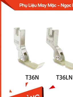 Chân vịt 1 giò nhựa 2 da tra dây kéo giọt lệ sử dụng cho các loại máy may 1 kim công nghiệp 1
