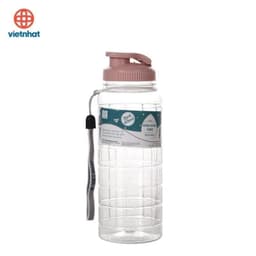 Bình nước học sinh kẻ caro 500ml/750ml/900ml Cao Cấp, Bình đựng nước thể thao có quai chắc chăn Việt Nhật 1