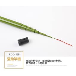 Cần câu tay Trúc Xanh 3h full xanh như hình Carbon Tặng kèm phụ kiện đầy đủ đi câu 7