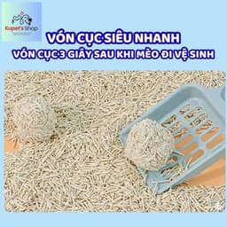 Cát Đậu Nành cho mèo khử mùi vượt trội, không bụi, an toàn cho mèo, vón cục nhanh EcoPaws 6