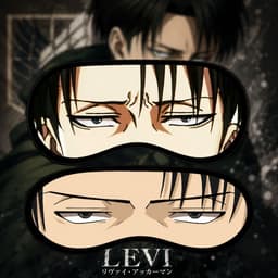 Bịt mắt Levi Attack on Titan miếng che mắt ngủ phụ kiện cosplay 4
