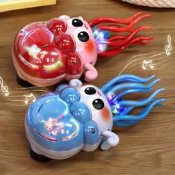 Bạch Tuộc Nhảy Múa Vui Nhộn LED Sáng Lung Linh, Xoay Nhảy Theo Nhạc, Thú Vị Cho Bé Yêu MINI BOO 5