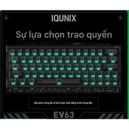 Bàn phím Gaming Rapid Trigger Iqunix EV63 EZ60 EZ63 EZ80 (Mạnh hơn Wooting60he) 2