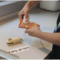 Máy Hàn Miệng Túi Mini Cầm Tay, Dụng Cụ Ép Miệng Túi Nhựa Đóng Gói Thực Phẩm Gia Đình 2