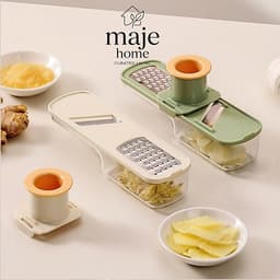Dụng cụ bào cắt rau củ đa năng 3in1. Dụng cụ bào sợi, thái Lát, nạo củ quả nhỏ gọn tiện lợi - Majehome 1