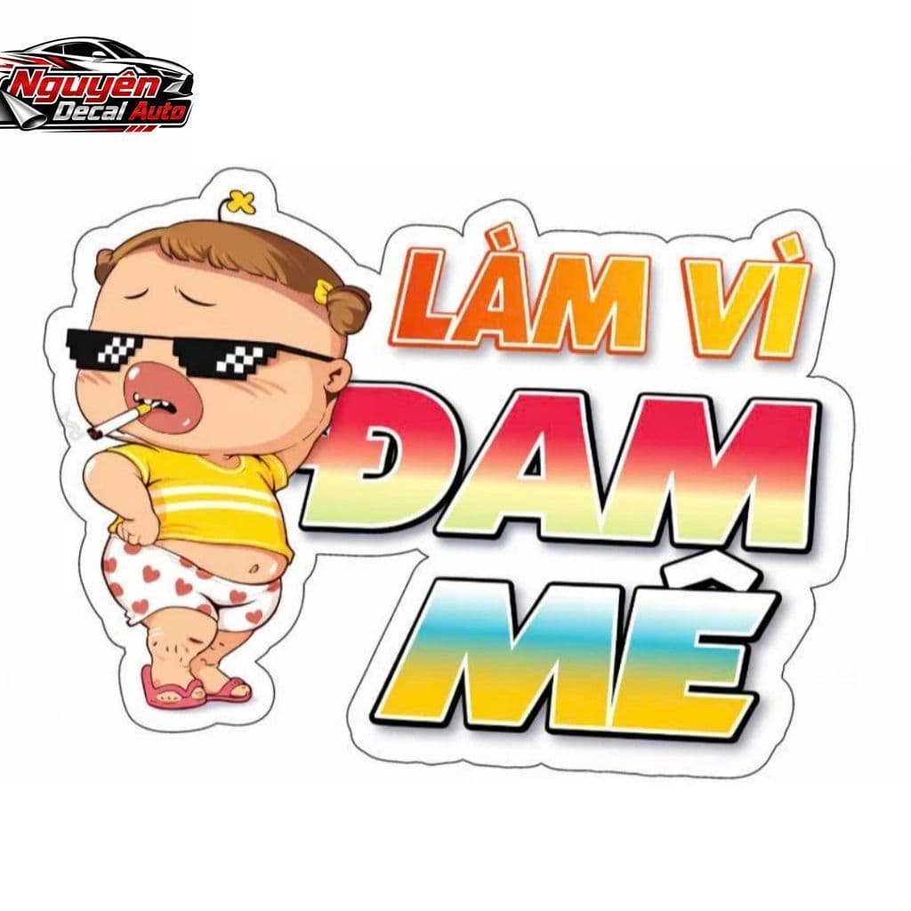 TEM DÁN XE MÁY, Ô TÔ, LÀM VÌ ĐAM MÊ,VF3, Xe tải không ảnh hưởng đến màu sơn của xe