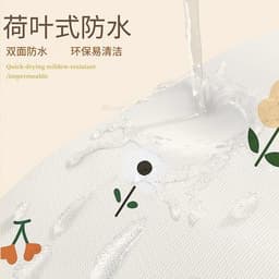 Nhà Vệ Sinh Chống Thấm Nước Vách Ngăn Cửa Phòng Tắm Không Đục Lỗ Rèm Chặn Hoạt Hình Mèo Con Màn Tắm 3