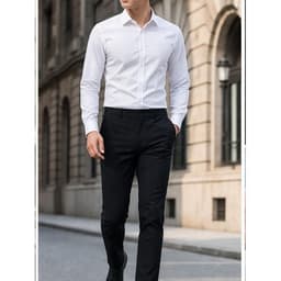 quần dài đi làm (CO GIÃN) Quần tây nam Co Giãn trung niên mã 55, chất vải quần tây cotton êm ái 9