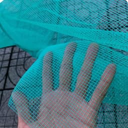 Dớn kẽm 3 hom 6 vành, dài 4m + 3m, cánh 7m + 5m, đường kính 45cm, mắt lưới 3,5 ly, chuyên bắt tép, tôm, cá hiệu quả 3