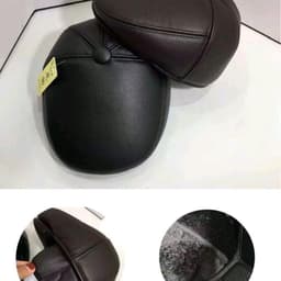 mũ da lót nỉ ấm cho trung niên đến ông già đội có bịt tại ấm 3