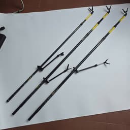 Một cây gác cần câu cá samurai 2026 đầu V con lăn gập, ngoe phụ thao tác nhanh 1