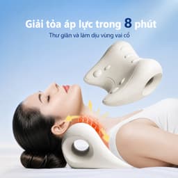 Gối Công Thái Học, Gối Masage Cổ Tại Nhà Giúp Thư Giãn Đốt Sống Cổ, Hỗ Trợ Đỡ Cổ Vai Gáy Giảm Đau Mỏi Hiệu Quả 9