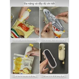 Máy Hàn Miệng Túi Mini Cầm Tay, Dụng Cụ Ép Miệng Túi Nhựa Đóng Gói Thực Phẩm Gia Đình 3