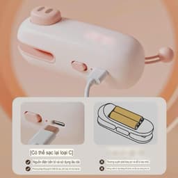 Máy Hàn Miệng Túi Mini Cầm Tay, Dụng Cụ Ép Miệng Túi Nhựa Đóng Gói Thực Phẩm Gia Đình 6