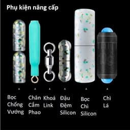 Trục Câu Đài Buộc Sẵn Nylon Cao Cấp Trục Săn Hàng Chuyên Câu Cá Lớn Bọc Silicon Siêu Bền DC24 4