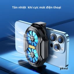 Quạt tản nhiệt khí 2 cánh Gouile FS01 có pin dung lượng 600mah kẹp lên điện thoại siêu mát 3