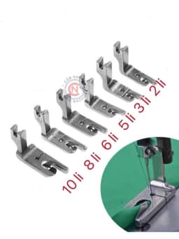 chân vịt cuốn lai máy may 1 kim công nghiệp nhiều kích thước 6