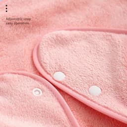 Khăn Choàng Đánh Răng Trẻ Em | Chống Ướt, Vải Lông Microfiber Siêu Mềm, Nút Bấm Cố Định 7