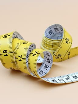 thước dây đo may đức 2 màu trắng vàng 1 mặt cm 1 mặt in 3