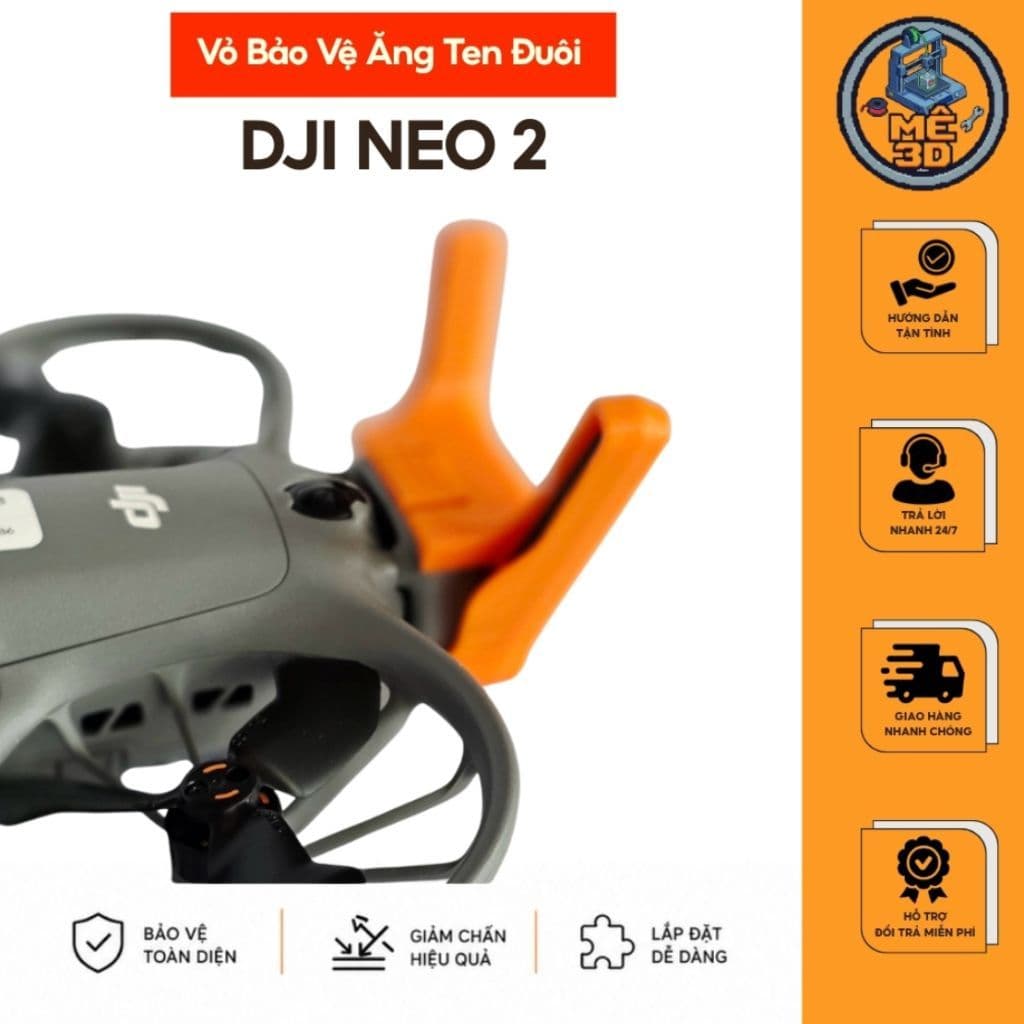 Vỏ Bảo Vệ Ăng Ten Đuôi DJI Neo 2 | Ốp Chống Gãy Anten | Phụ Kiện Flycam [Mê 3D]