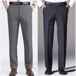 COM BO 2 QUẦN Menswear Quần dài nam trung niên mã 99 CB2 Pants chất vải cotton êm ái mềm mại 1