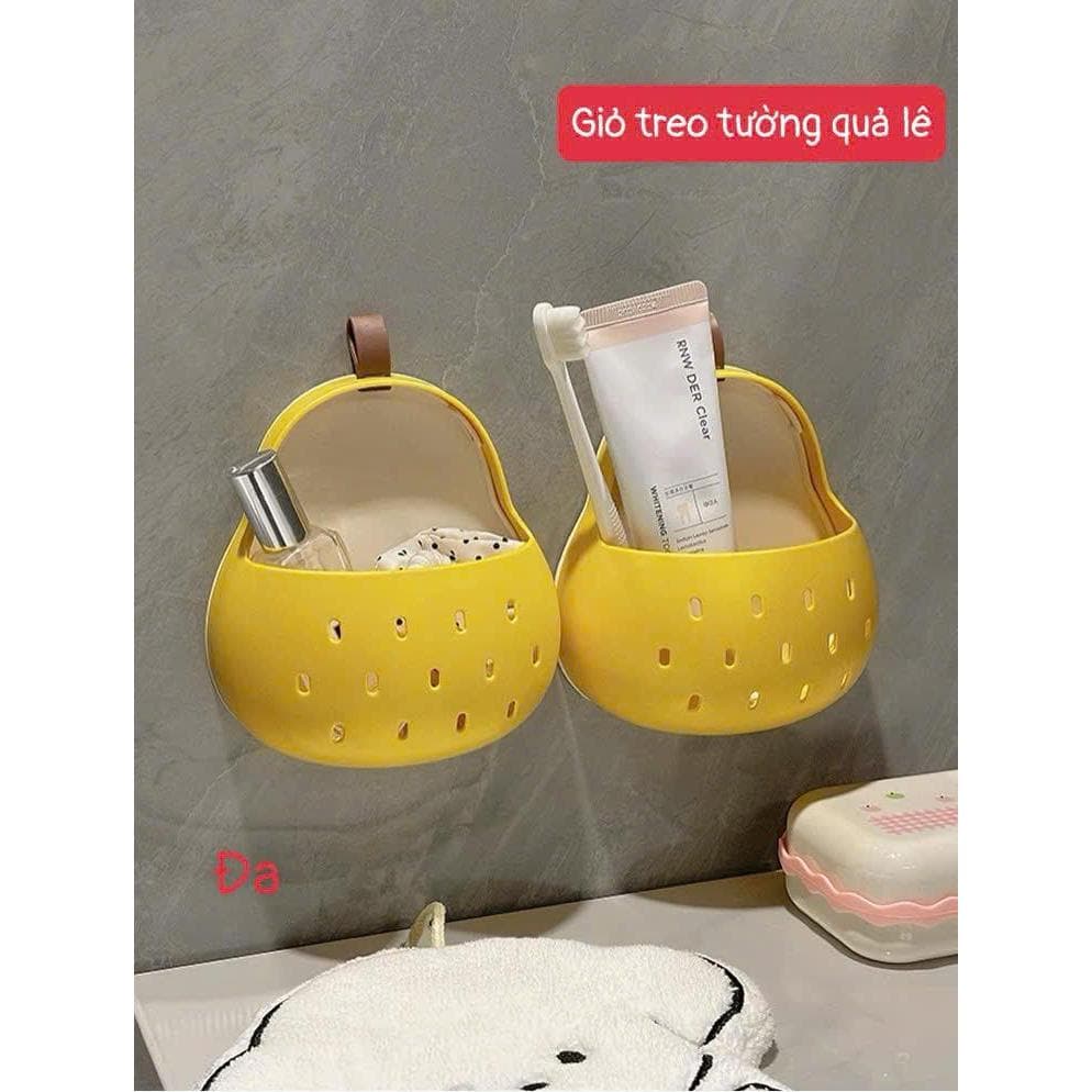 Giá Để Cọ Trang Điểm Treo Tường, Để Bàn Chải, Lược, Đồ Cá Nhân Phòng Tắm, Nhà Bếp