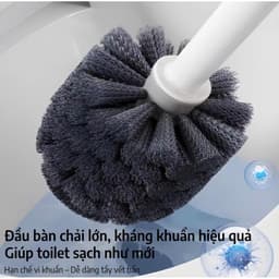 Bộ Cọ Vệ Sinh 5 Trong 1 Treo Tường, Có Đế Thoát Nước, Dụng Cụ Vệ Sinh Nhà Tắm Đa Năng 6