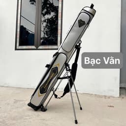 Haixiang 552 Bao đựng cần câu cá 3 ngăn chính 3 ngăn phụ dài 1m3 có chân chống lưng 9