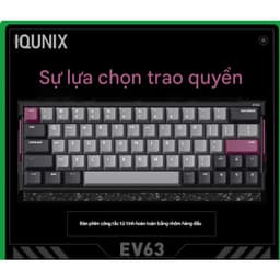 Bàn phím Gaming Rapid Trigger Iqunix EV63 EZ60 EZ63 EZ80 (Mạnh hơn Wooting60he) 4