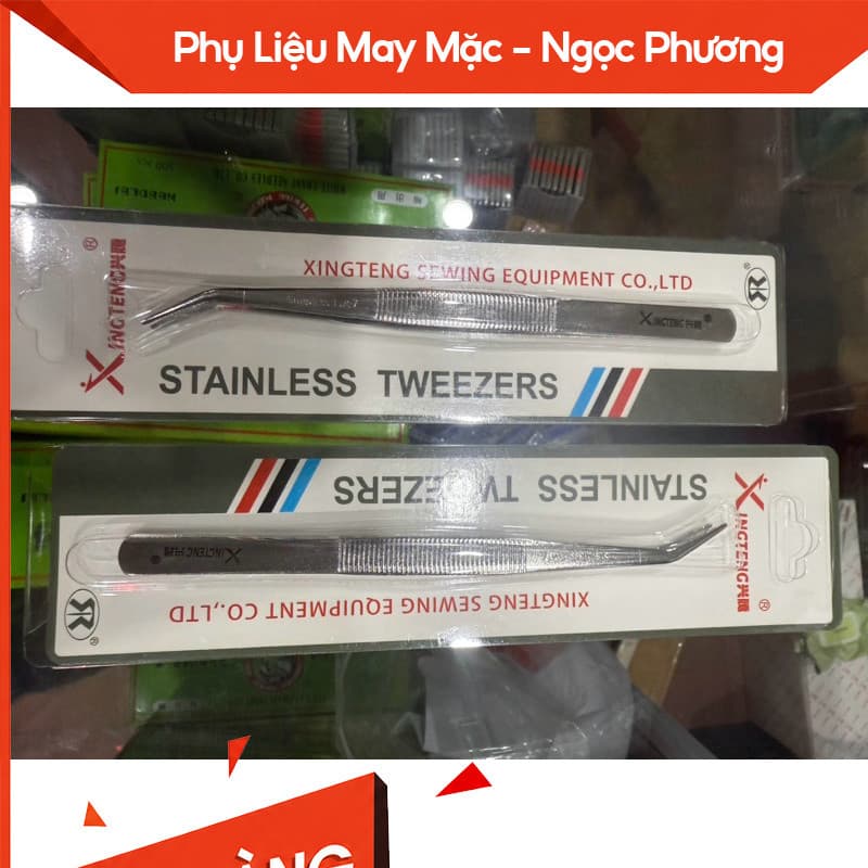 Nhíp gắp chỉ máy vắt sổ nhíp xỏ chỉ máy may máy vắt sổ loại tốt