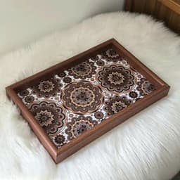 Khay Đựng Đồng Hồ Trang Sức, Màu Quả Óc Chó Cao Cấp, Hình Chữ Nhật, Giá Cả Phải Chăng, Lưu Trữ Sang Trọng 7