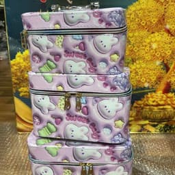 hộp đựng đồ trang sức có quoai xách tay thuận tiện sử dụng 6