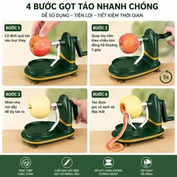 Máy gọt trái cây đa năng - Giải pháp tối ưu cho việc gọt vỏ trái cây dễ dàng! 8