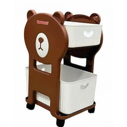 (giao màu ngẫu nhiên)Kệ Đựng Đồ Chơi Hình Gấu 2 Tầng Cho Bé Huggies(màu ngẫu nhiên) 2