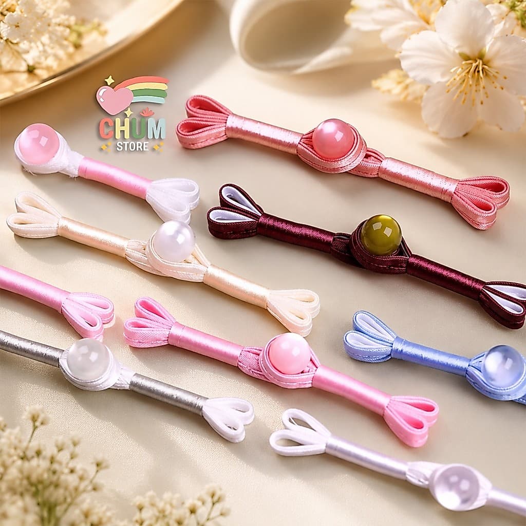 (COMBO 5-10) Nút Tàu Đuôi Phi Yến Cổ Trang - Khuy Thêu Tay Trang Trí Sườn Xám Hán Phục