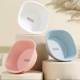 Bộ 3 Chậu Nhựa Đa Năng Hình Vuông 2 Lớp, Chậu Rửa Rau Củ Quả, Nhựa PP Cao Cấp An Toàn 5